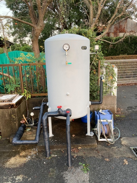 圧力タンク交換工事