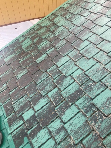 屋根の高圧洗浄工事