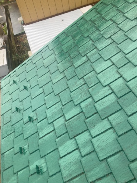 屋根の高圧洗浄工事