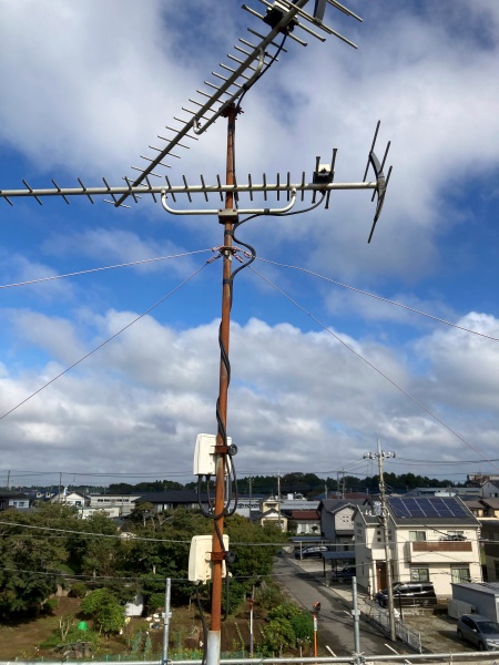 アンテナ交換工事