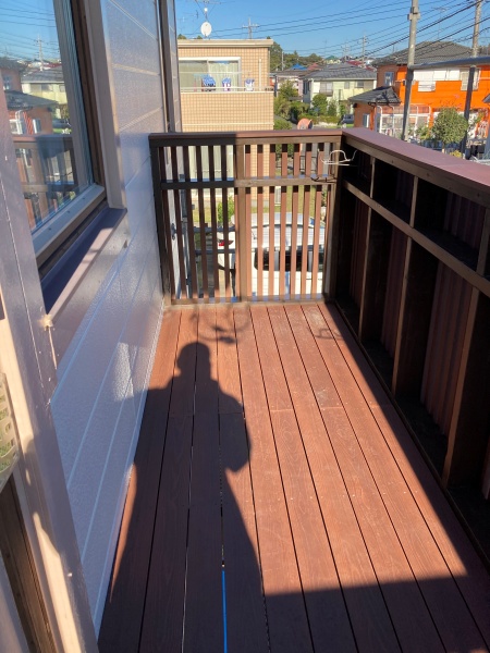ベランダ塗装工事