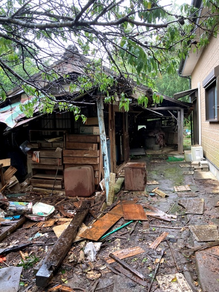 解体工事をしました。