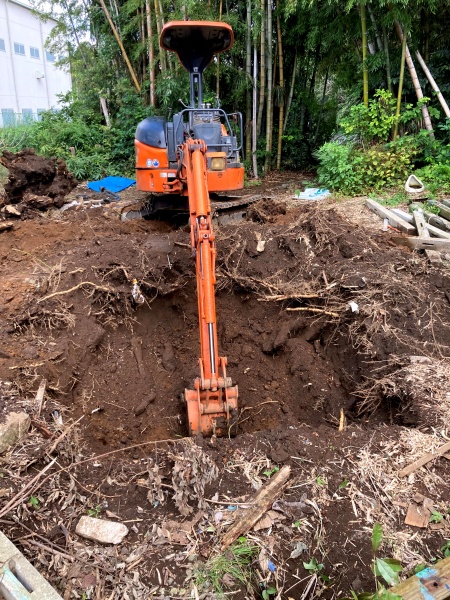 解体工事をしました。