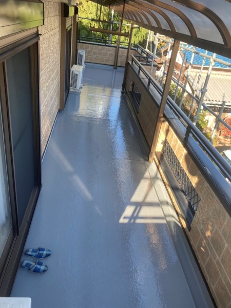 ベランダ床防水工事