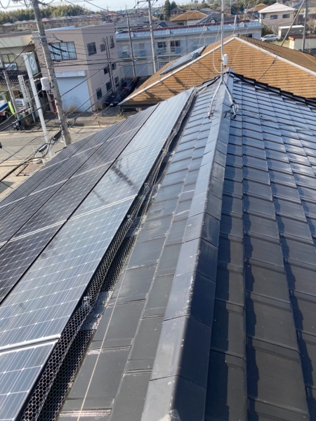 鳩除け網設置工事