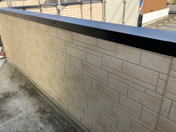 ベランダの外壁修理工事