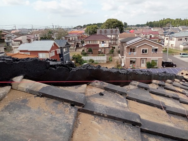 屋根瓦修理工事