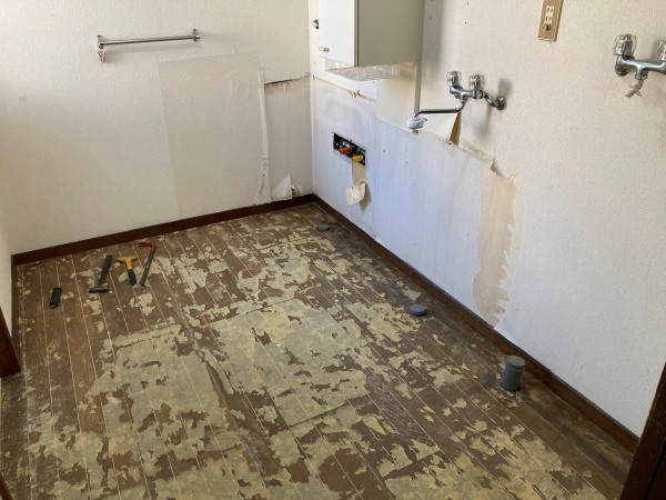 洗面所内装リフォーム工事