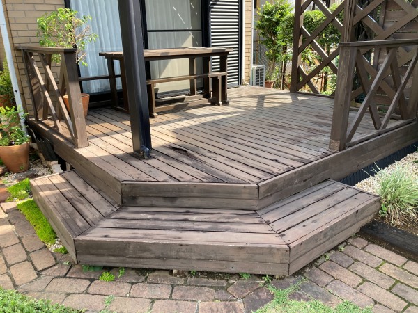 デッキ修理工事